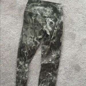 Lululemon Green Tie-Dye Leggings